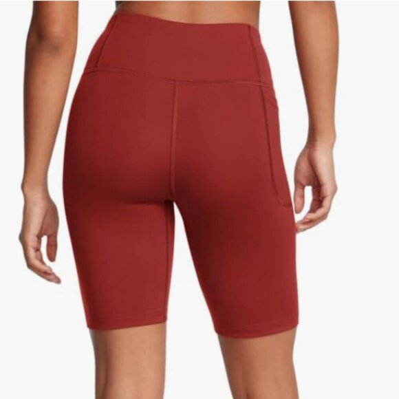 NWT Under Armour Women's Motion Bike Shorts, earthen orange, small - Picture 2 of 3